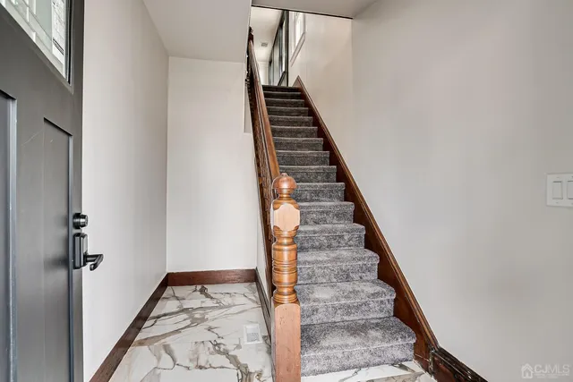 a view of a staircase