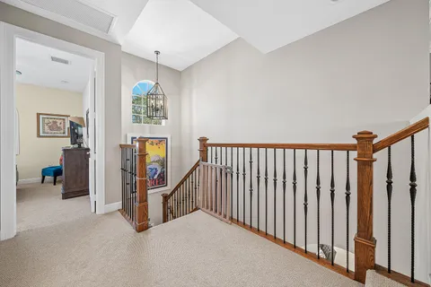 a view of a swimming pool with an outdoor space