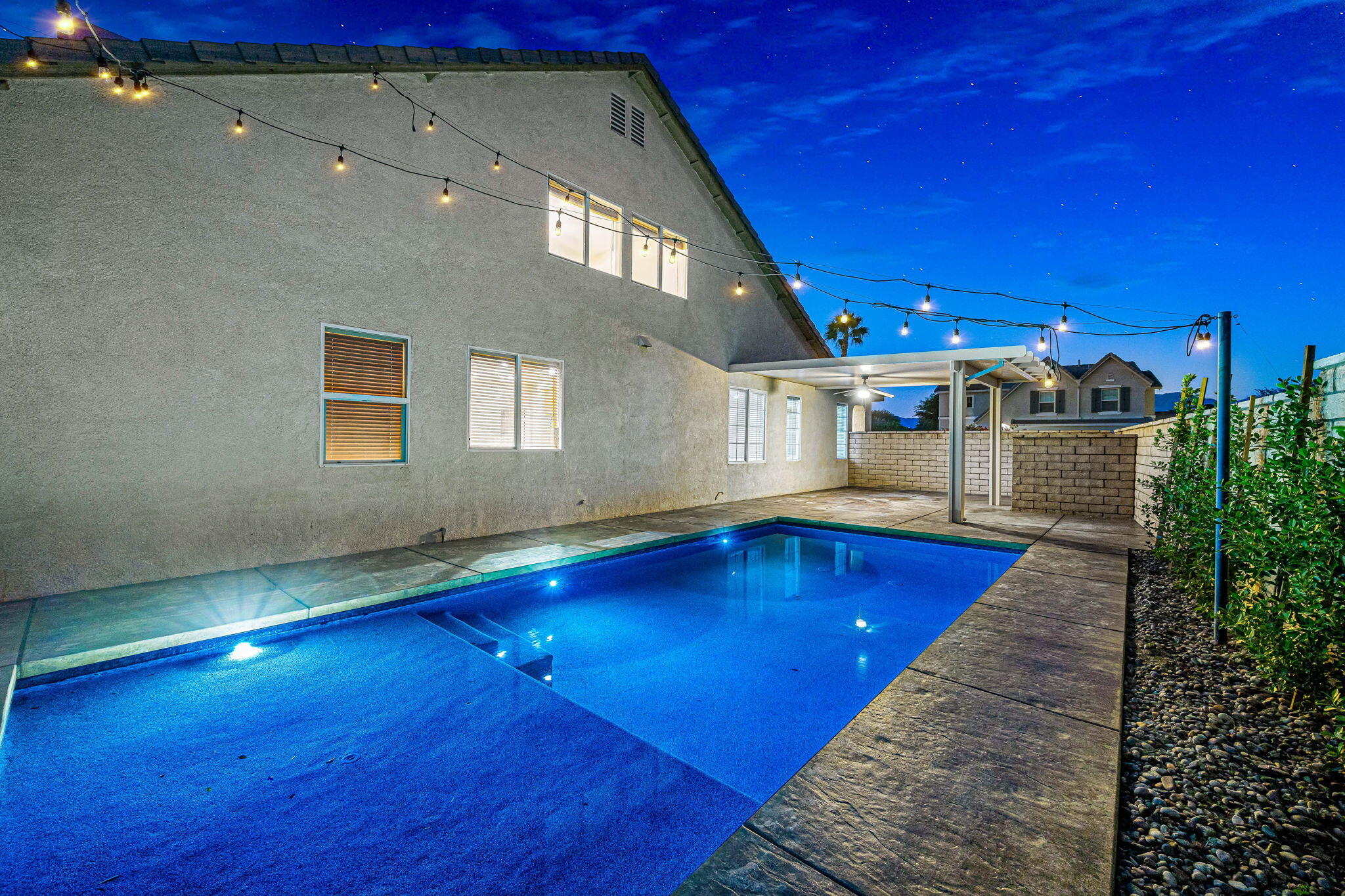 80510 Denton Drive Indio, CA 92203 - Photo 49 of 80 a view of swimming pool with outdoor seating