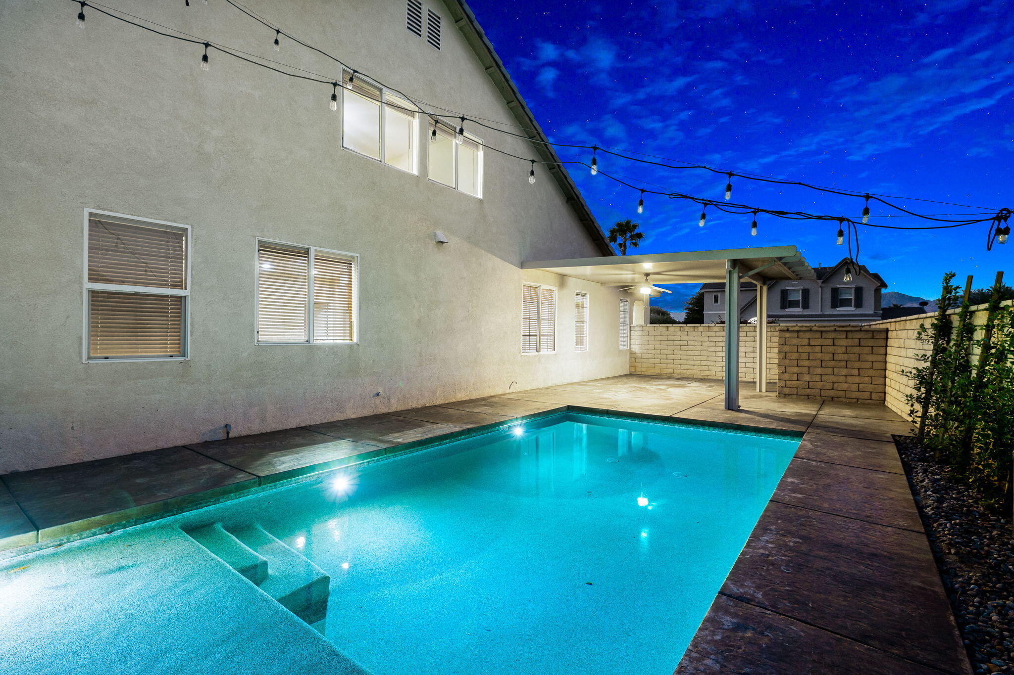 80510 Denton Drive Indio, CA 92203 - Photo 55 of 80 a view of a backyard with swimming pool