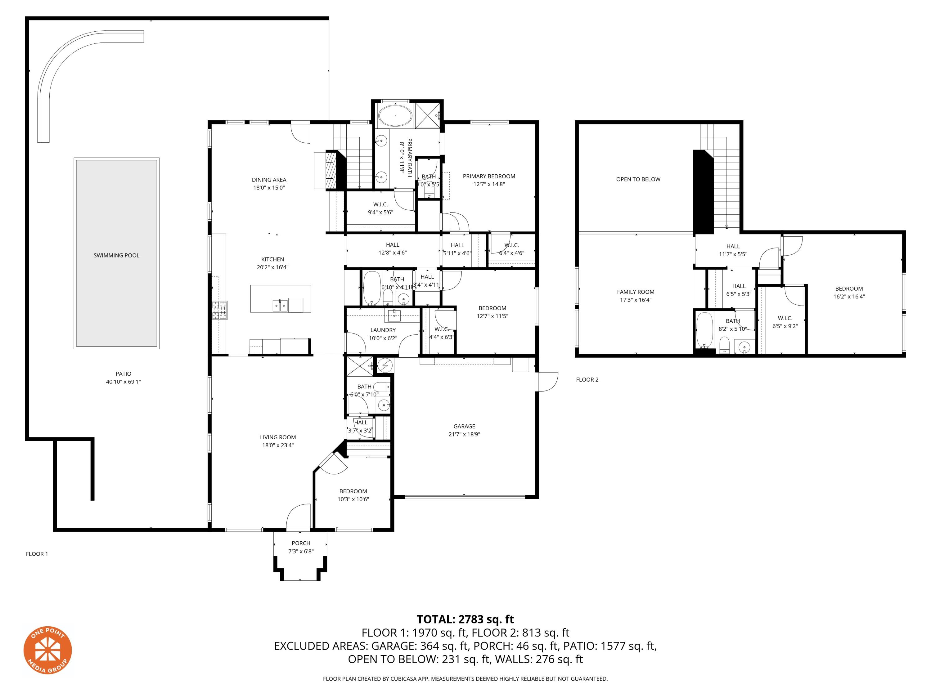 80510 Denton Drive Indio, CA 92203 - Photo 78 of 80 view of a kitchen with a refrigerator and a white wall