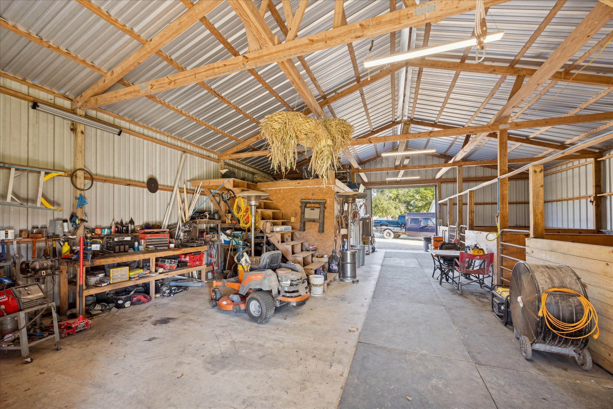 19115 Frey Road Hempstead, TX 77445 - Photo 26 of 35 a view of a storage room with racks