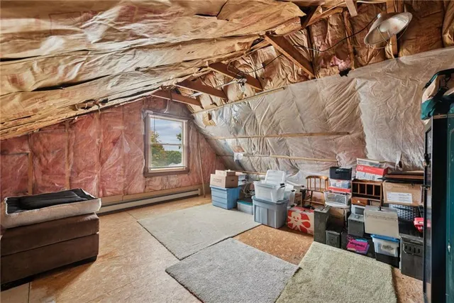 a view of storage and utility room