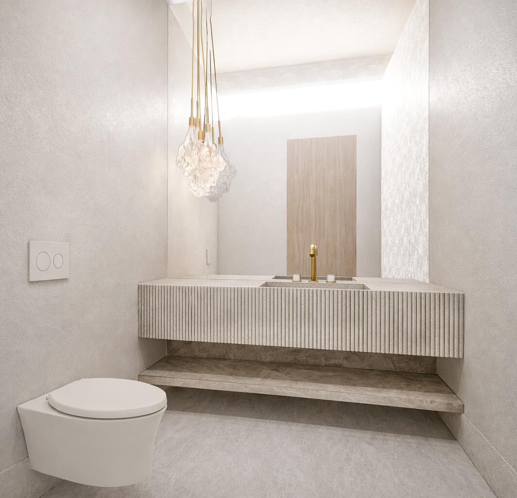 3 Hudson Avenue Ocean Ridge, FL 33435 - Photo 17 of 58 POWDER ROOM RENDERING