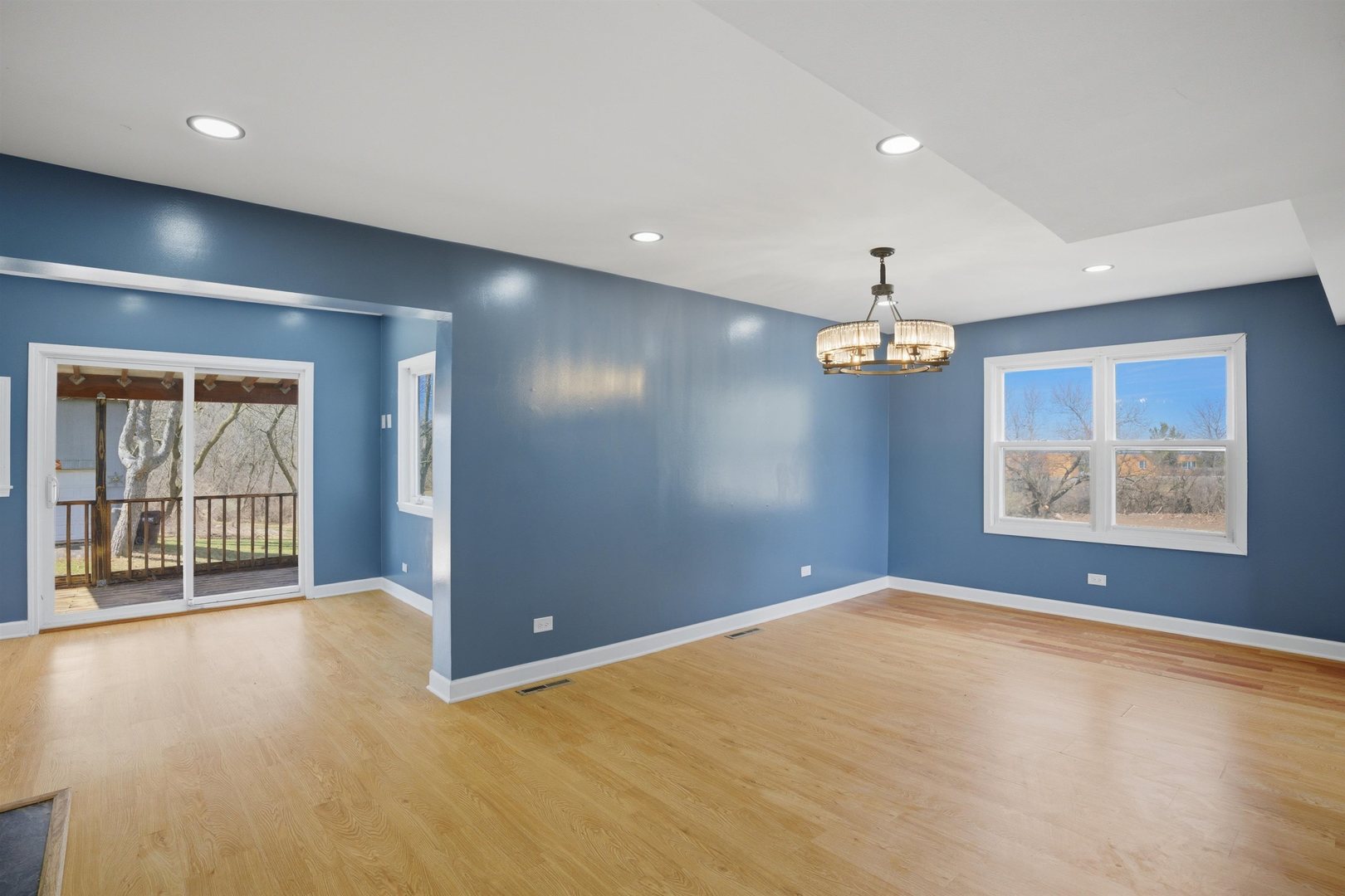 17N620 Ketchum Road Hampshire, IL 60140 - Photo 12 of 50 an empty room with windows and ceiling fan