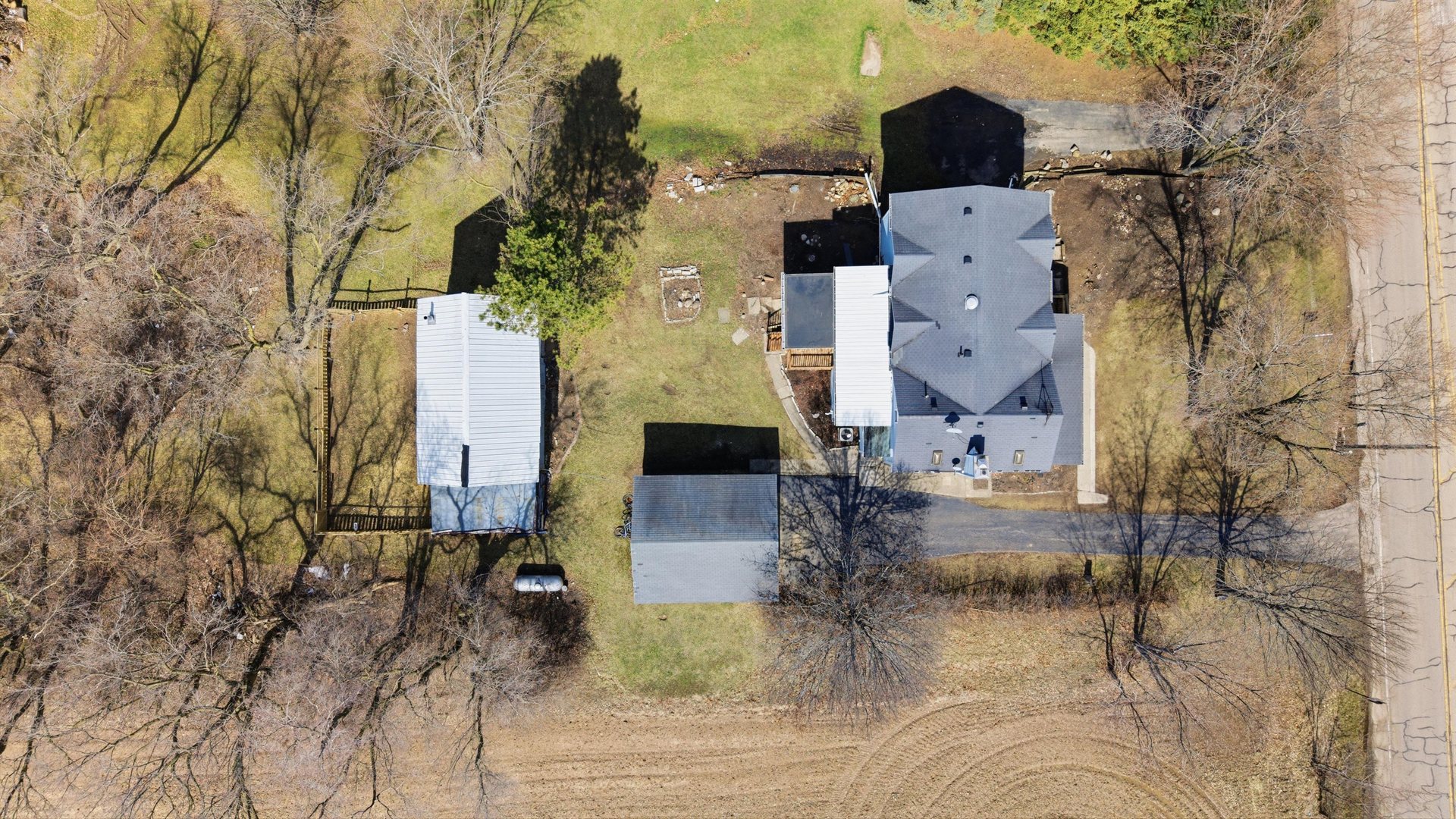 17N620 Ketchum Road Hampshire, IL 60140 - Photo 7 of 50 an aerial view of residential houses with outdoor space