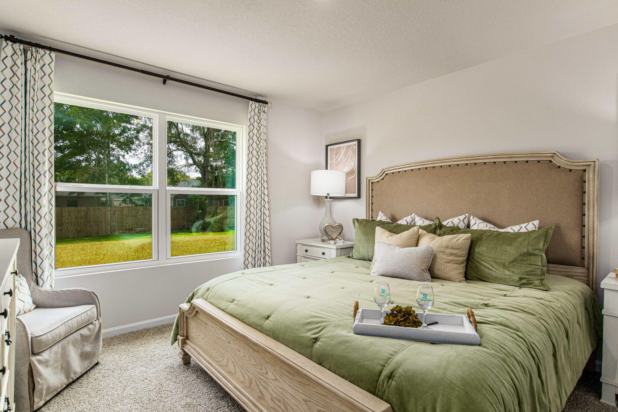 3413 Phoenix Court Crestview, FL 32539 - Photo 11 of 31 a bedroom with a bed and a large window