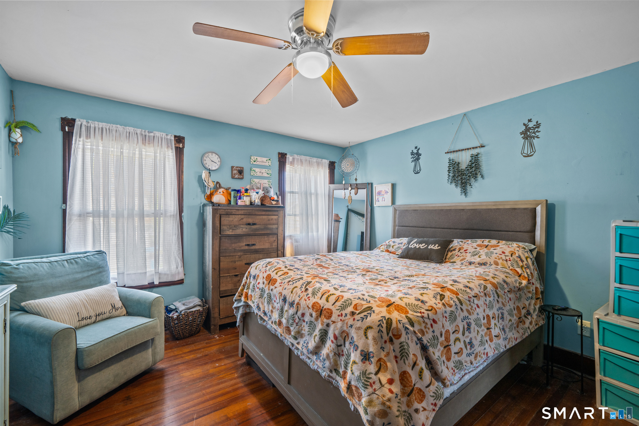 5 8th Street Plainfield, CT 06374 - Photo 33 of 40 a bedroom with a bed and a couch