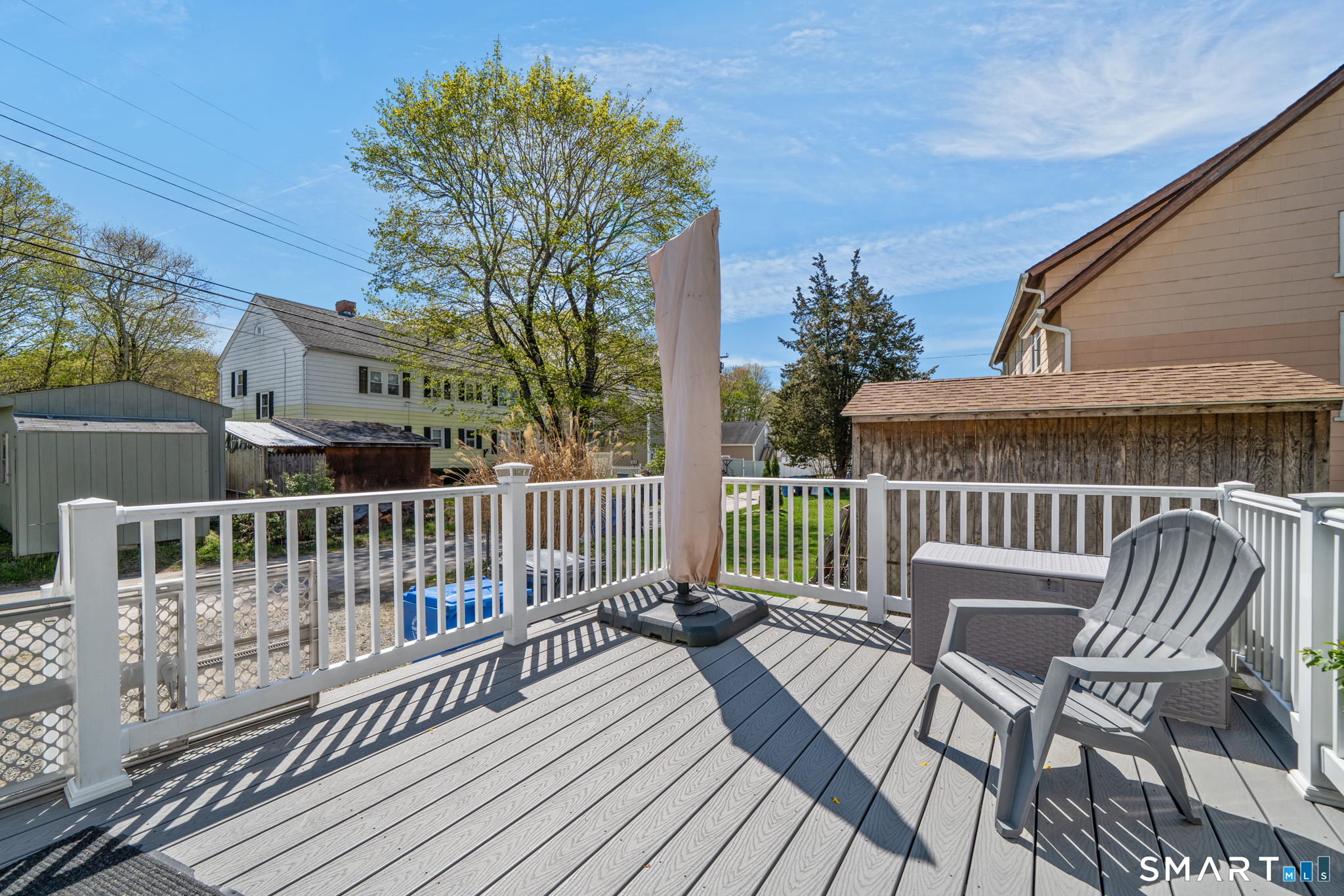 5 8th Street Plainfield, CT 06374 - Photo 40 of 40 a view of a wooden deck with furniture