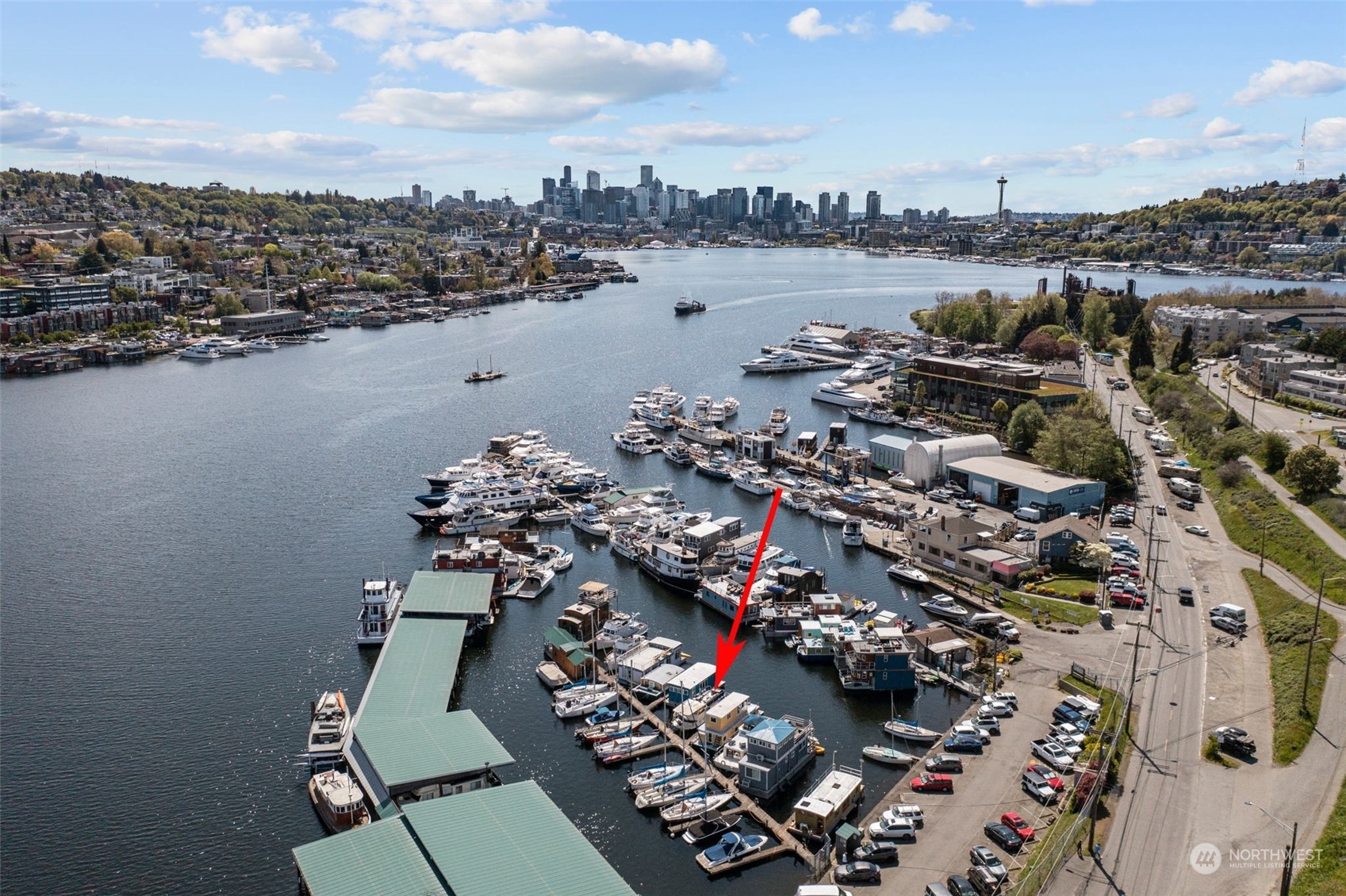 2401 North Northlake Way, Unit E6 Seattle, WA 98103 - Photo 25 of 25 a city view with water heater and covered with walls