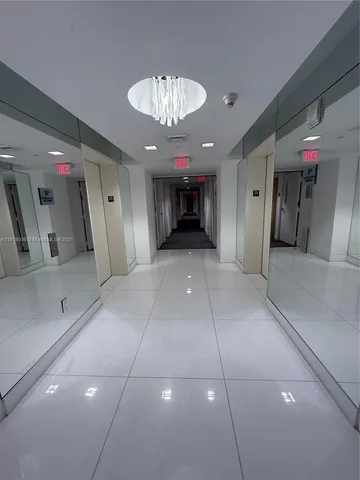 a front view of a building with a street