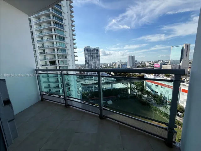 a view of a balcony