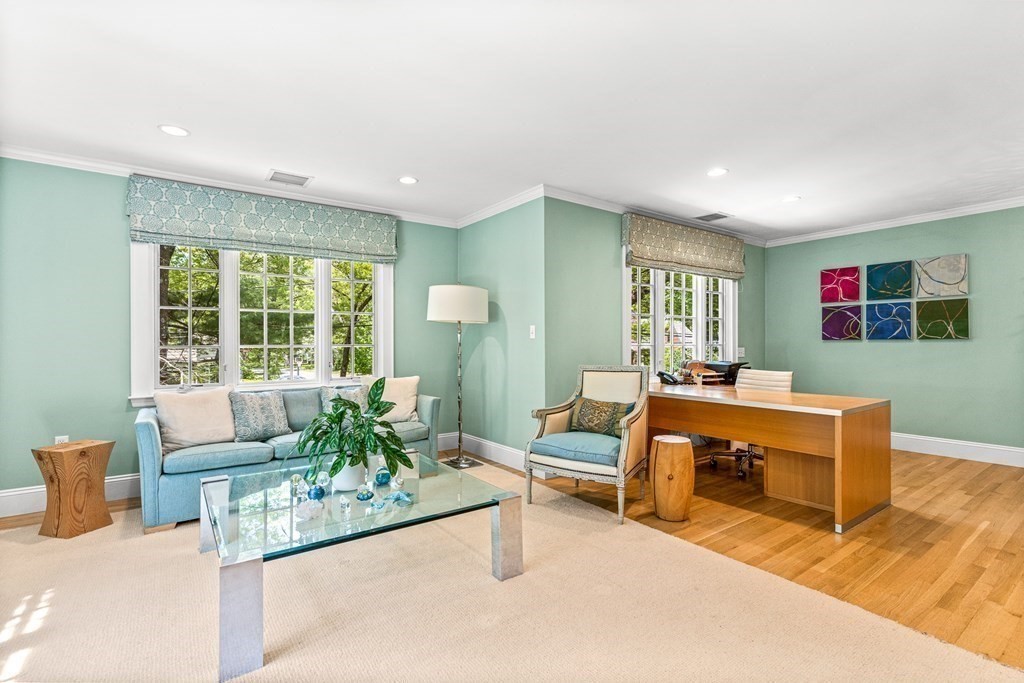 25 Emerson Road Wellesley, MA 02481 - Photo 26 of 42 a living room with furniture and a potted plant