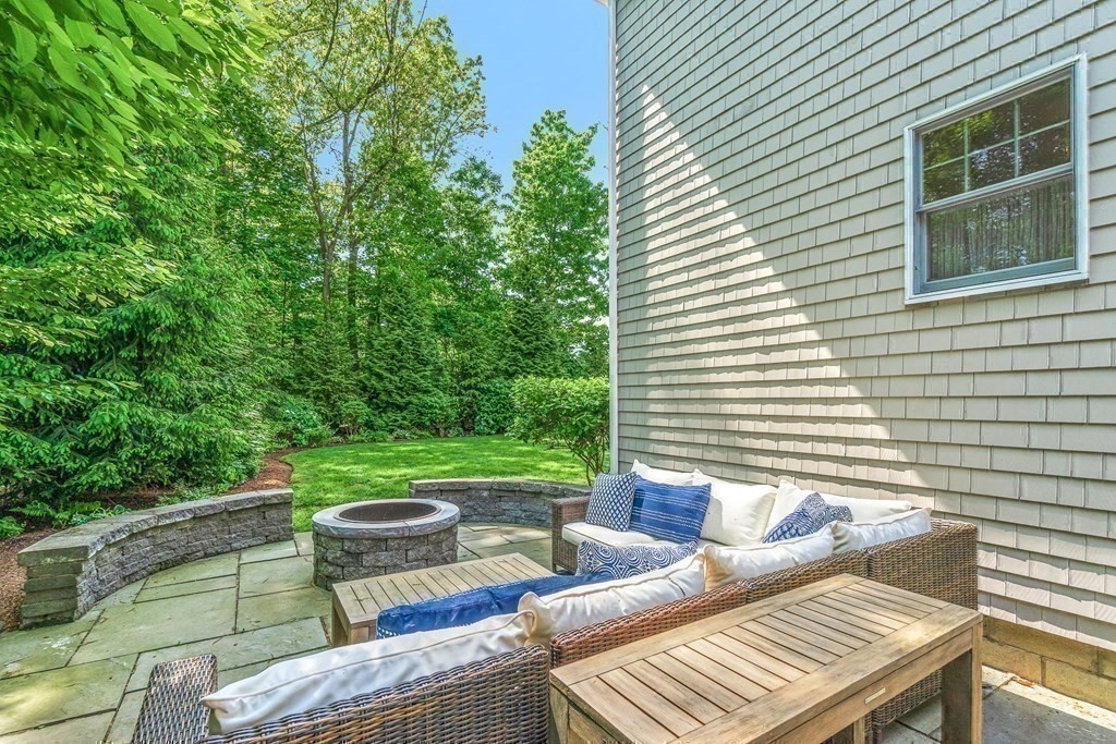 25 Emerson Road Wellesley, MA 02481 - Photo 40 of 42 a view of a patio with couches chairs and a potted plant