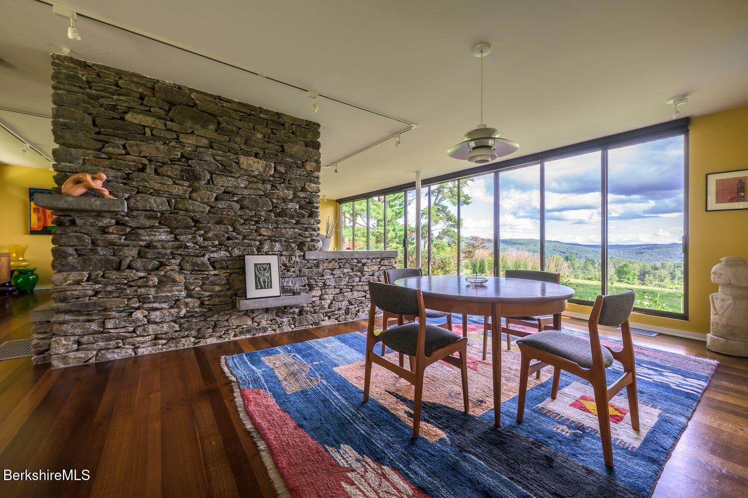 651 Hayes Hill Road New Marlborough, MA 01244 - Photo 24 of 75 DINING AREA WITH UNINTERRUPTED VIEWS