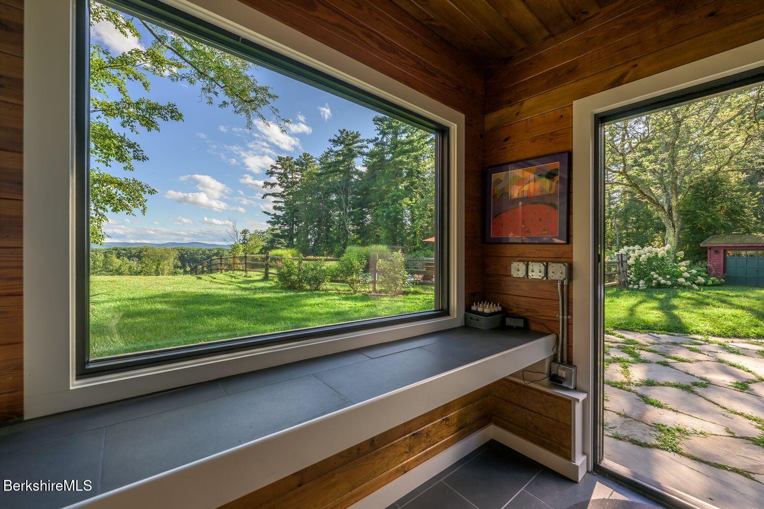 651 Hayes Hill Road New Marlborough, MA 01244 - Photo 40 of 75 POOL VIEW OUTSIDE THE SAUNA