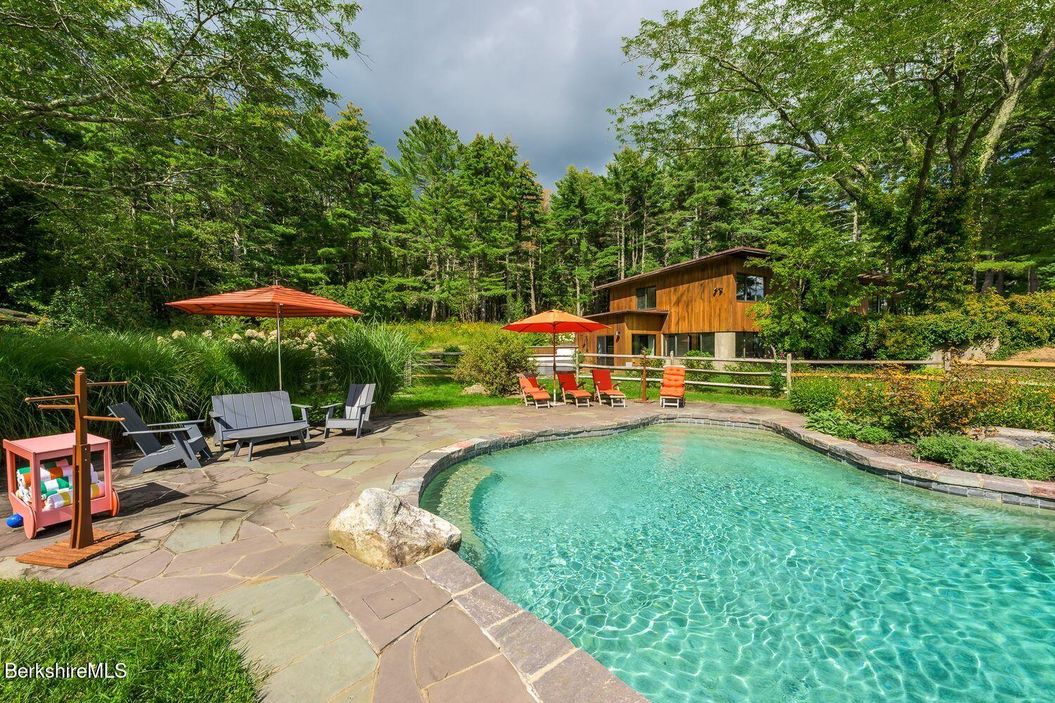 651 Hayes Hill Road New Marlborough, MA 01244 - Photo 43 of 75 A FREEFORM STYLE POOL