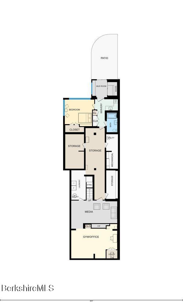 651 Hayes Hill Road New Marlborough, MA 01244 - Photo 75 of 75 LOWER LEVEL FLOOR PLANS