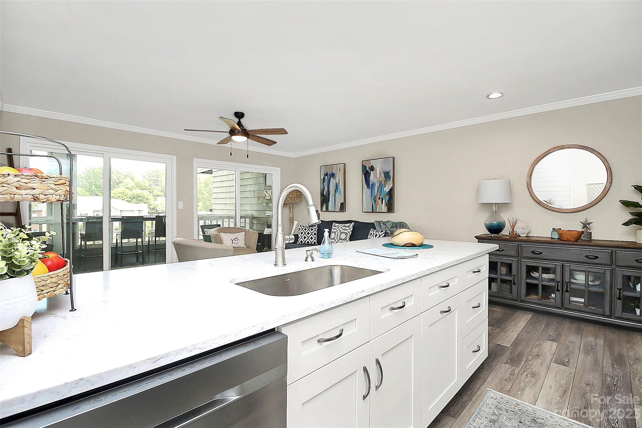 205 Northwest Drive, Unit 38 Davidson, NC 28036 - Photo 17 of 32 a large white kitchen with a large window
