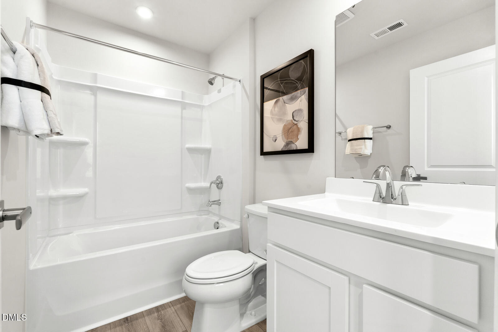 3894 Moth Lane Bailey, NC 27807 - Photo 20 of 23 a bathroom with a sink a toilet and a bathtub