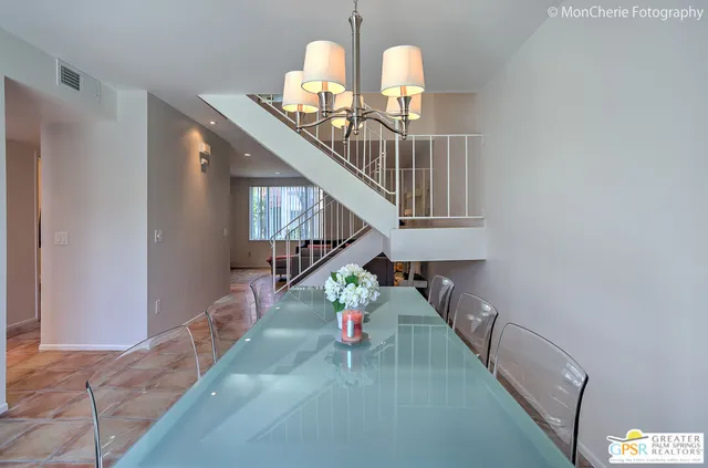 a storage room with cabinets