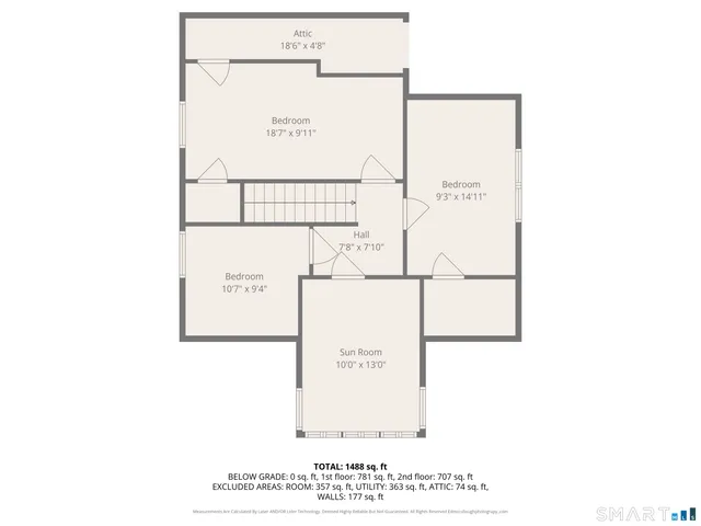 a picture of a wall with a white wall and a picture