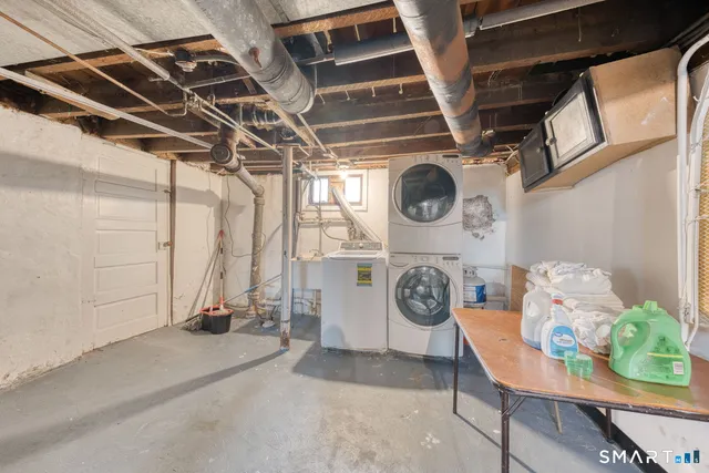 a view of storage and utility room