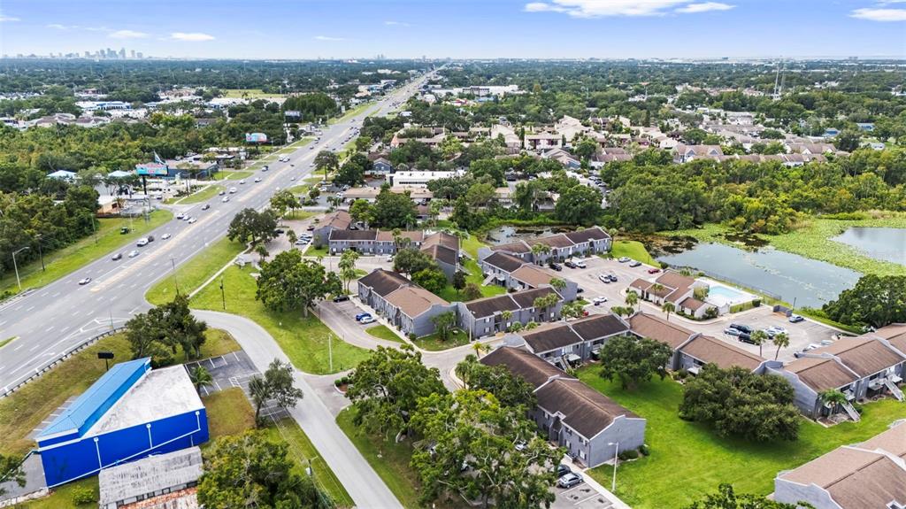 3802 Cortez Circle, Unit C Tampa, FL 33614 - Photo 23 of 24 an aerial view of residential houses with outdoor space