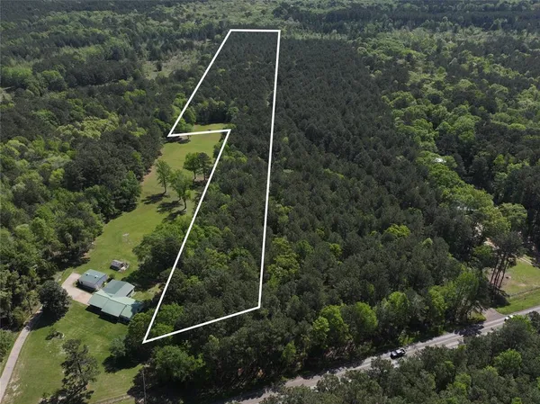 a aerial view of a house