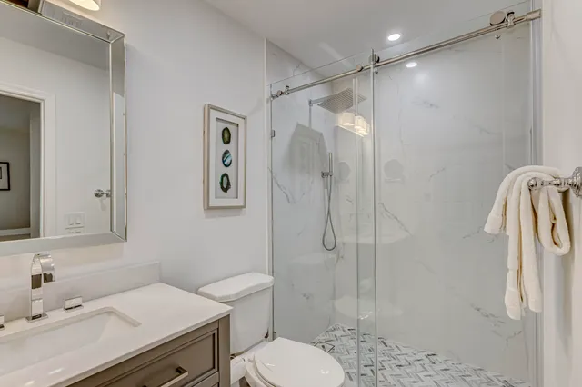 a view of a city from a balcony