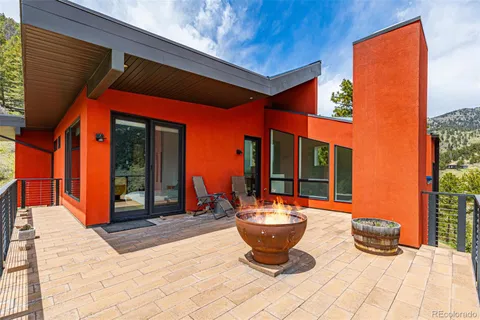 a room with furniture and a window