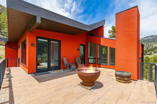 a room with furniture and a window