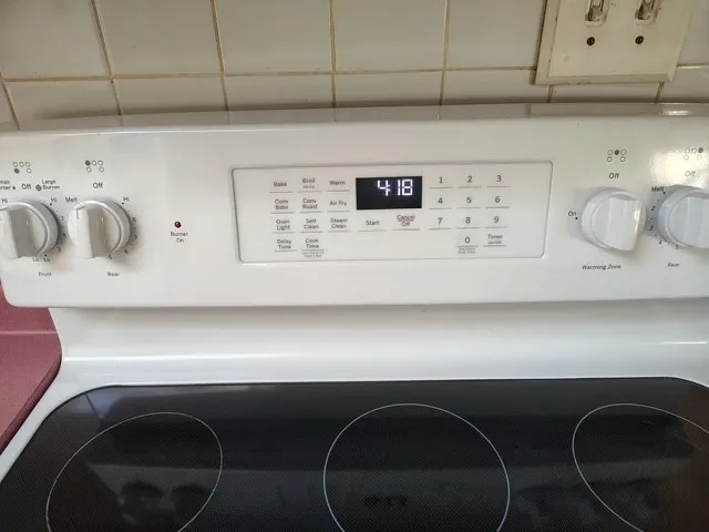 a close view of appliances