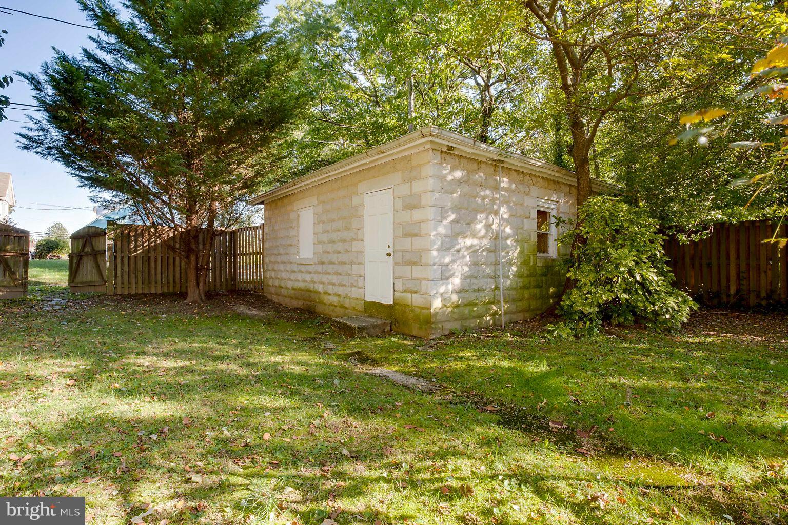 4709 Pilgrim Road Baltimore, MD 21214 - Photo 44 of 44 Very Large shed at rear of yard