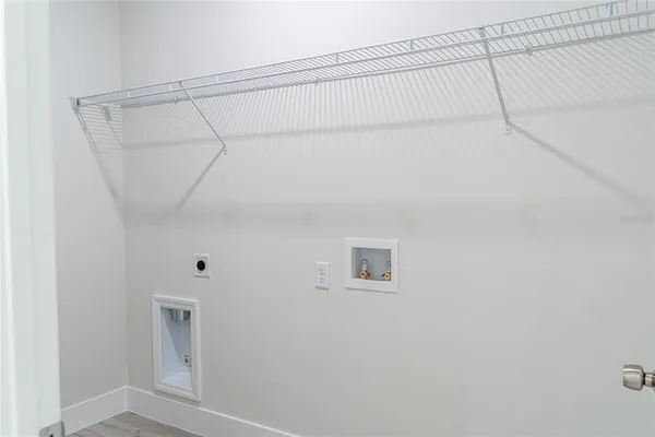 a view of a rack on the wall