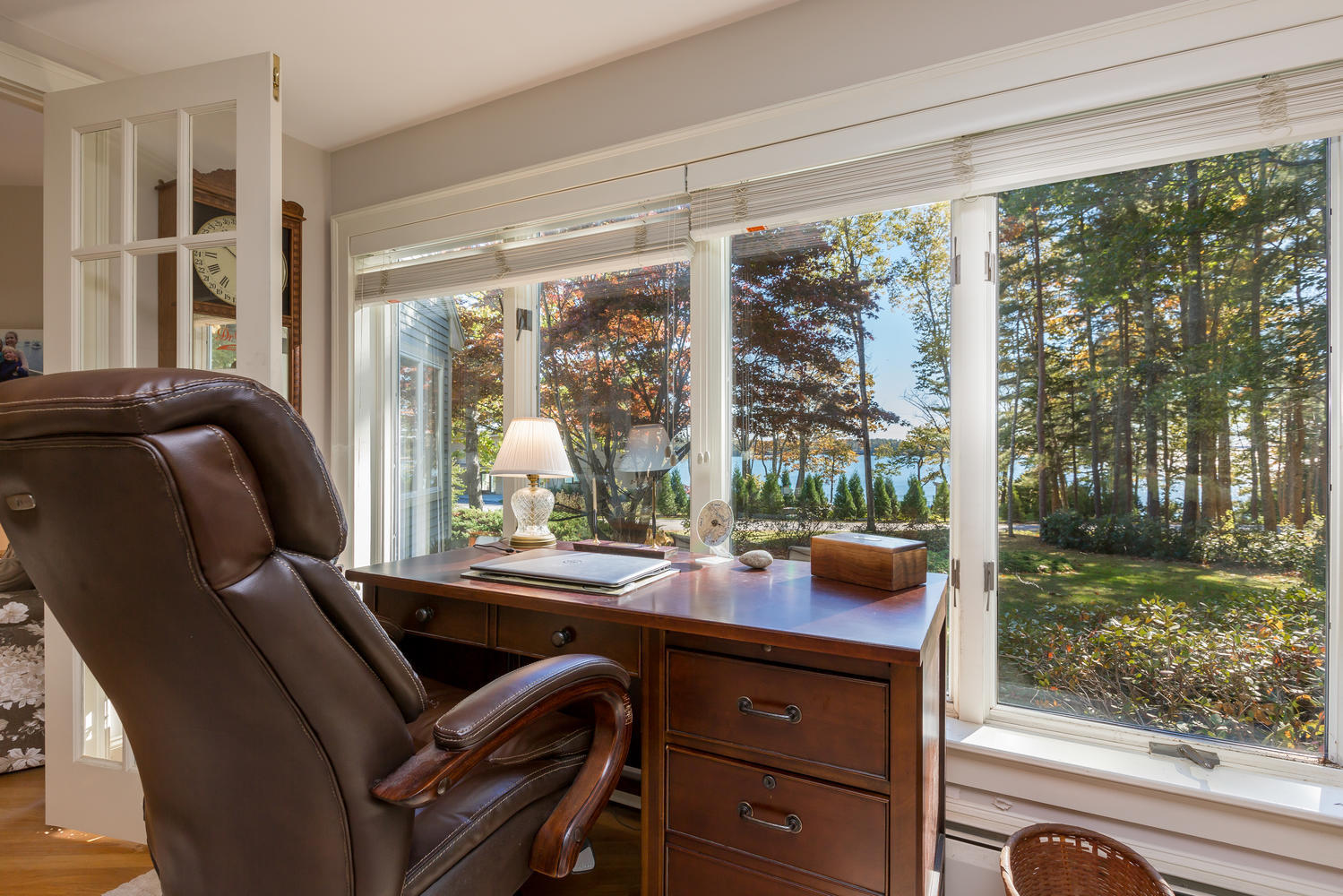 26 Ledge Road Cumberland Foreside, ME 04110 - Photo 20 of 35 sun-streaked office with ocean view