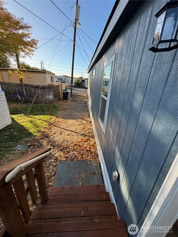 a view of outdoor space with seating area