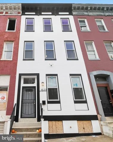 a view of a building with many windows