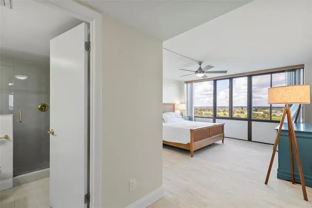 a view of a yard with a chair