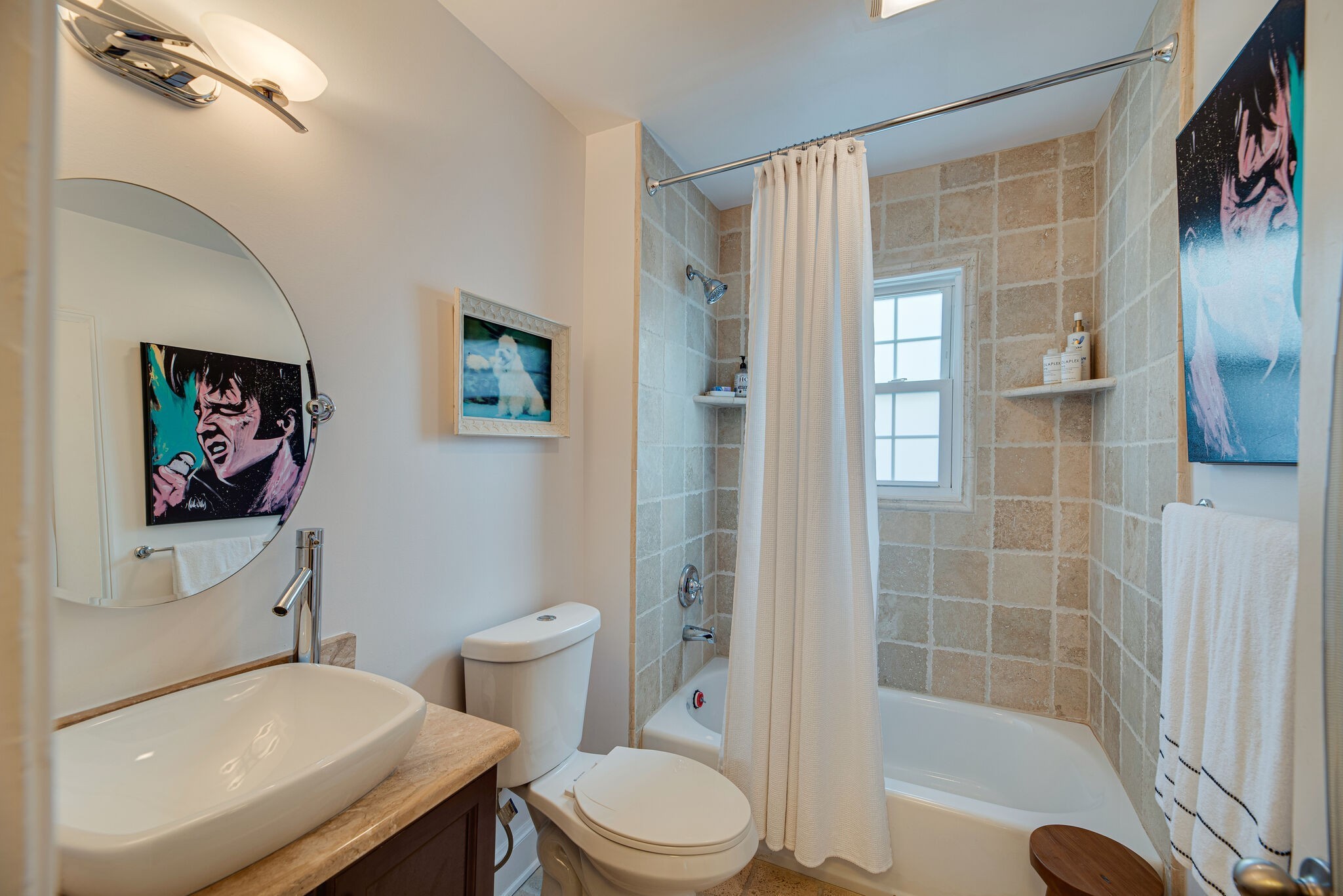 1715 Holly Street Nashville, TN 37206 - Photo 22 of 54 a bathroom with a sink a toilet and shower