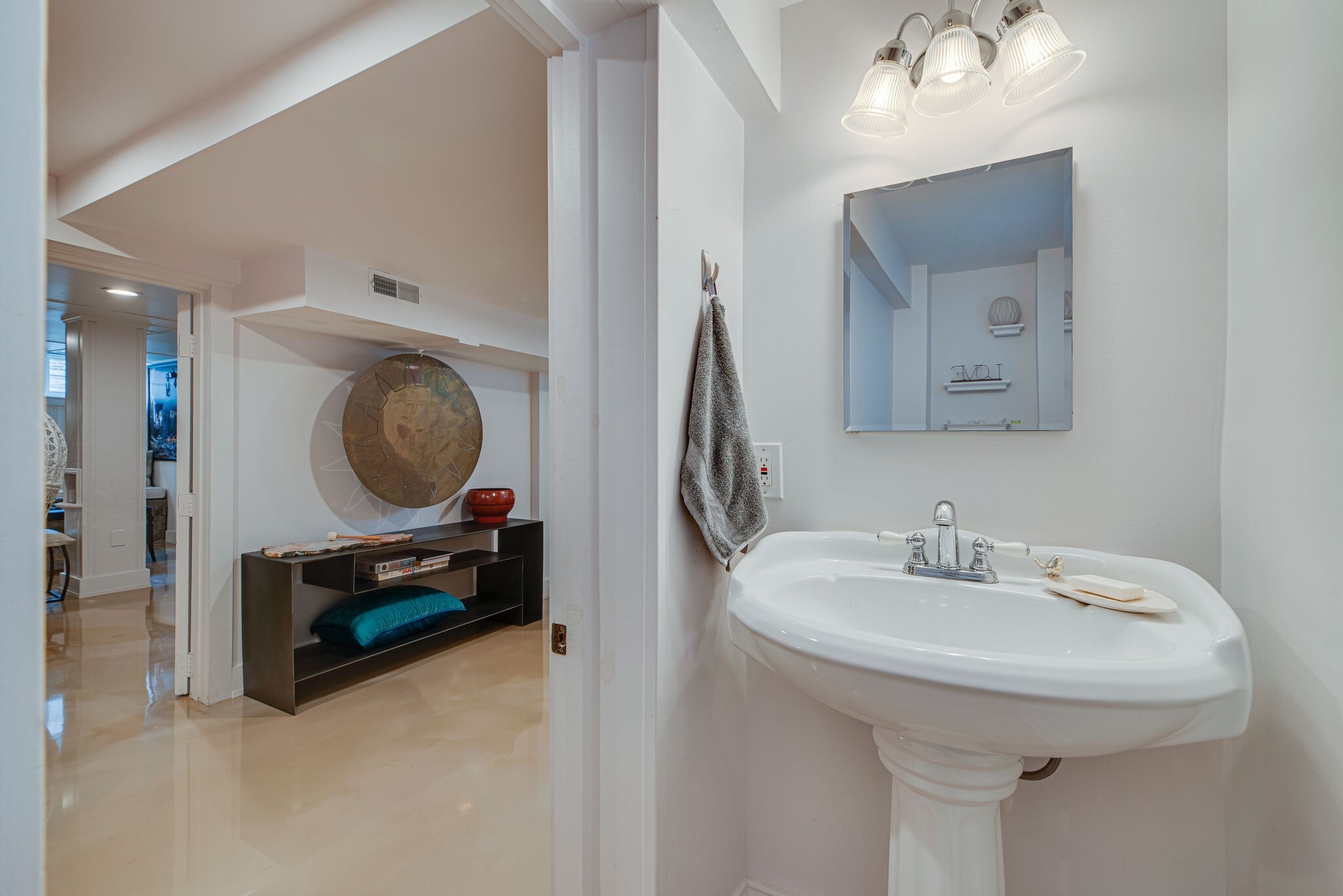 1715 Holly Street Nashville, TN 37206 - Photo 37 of 54 a bathroom with a sink and a mirror