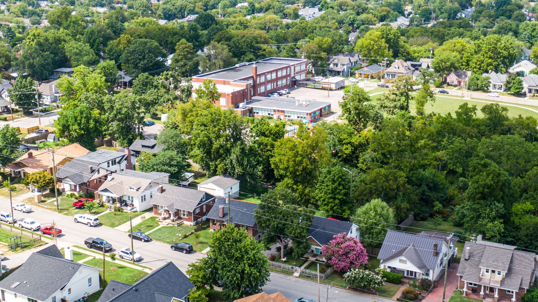 1715 Holly Street Nashville, TN 37206 - Photo 54 of 54 an aerial view of a house with yard swimming pool and outdoor seating