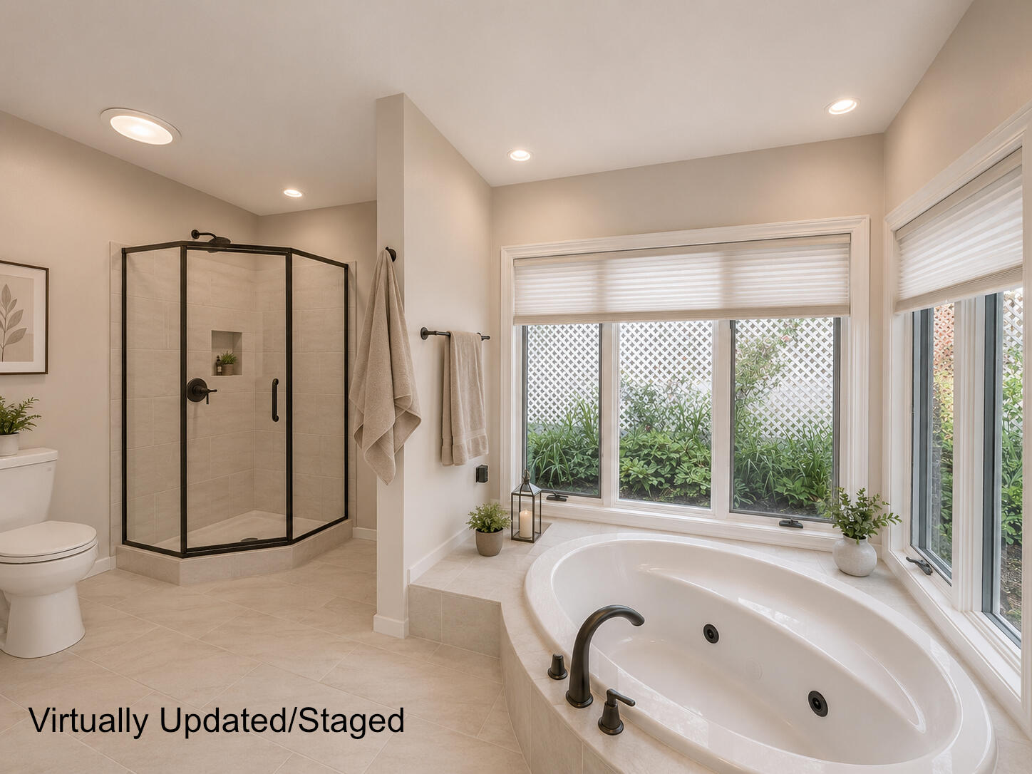 17871 North Fruitport Road Spring Lake, MI 49456 - Photo 15 of 38 Primary Bath Virtually Staged 2