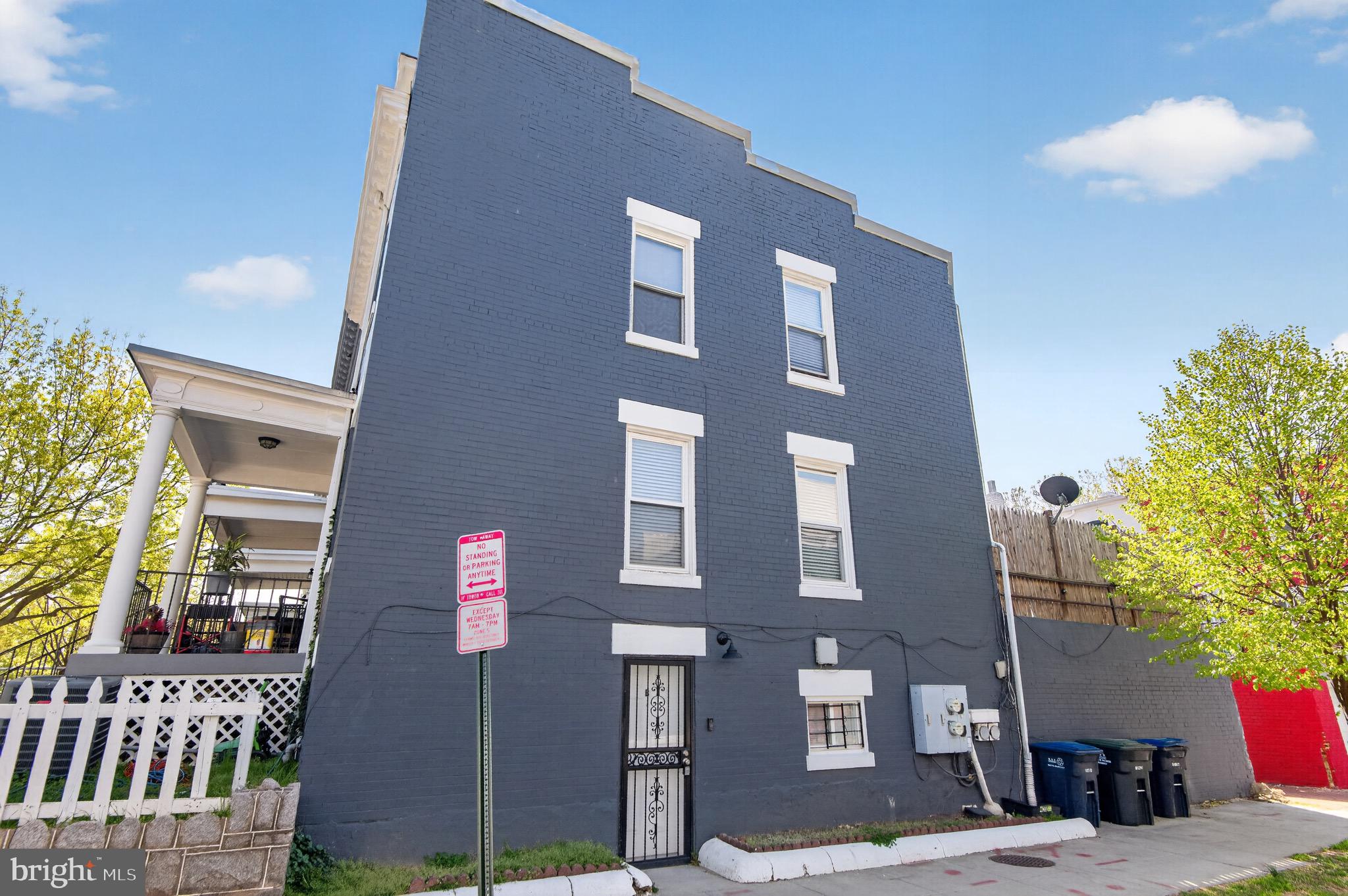 a front view of a multi story residential apartment building