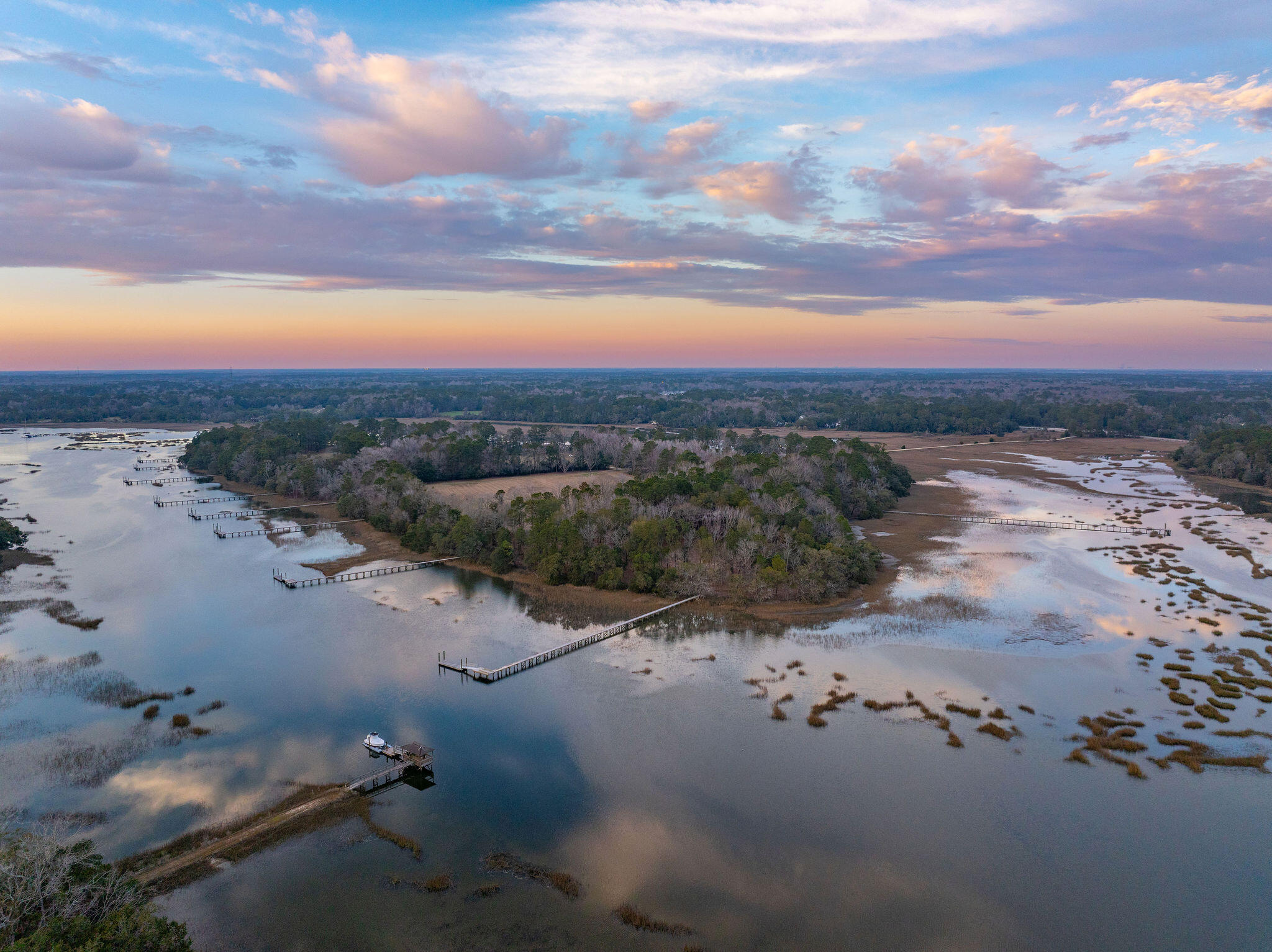 0 Hoopstick Island Road, Unit LOT 3 Johns Island, SC 29455 - Photo 16 of 18 Aerial of Island