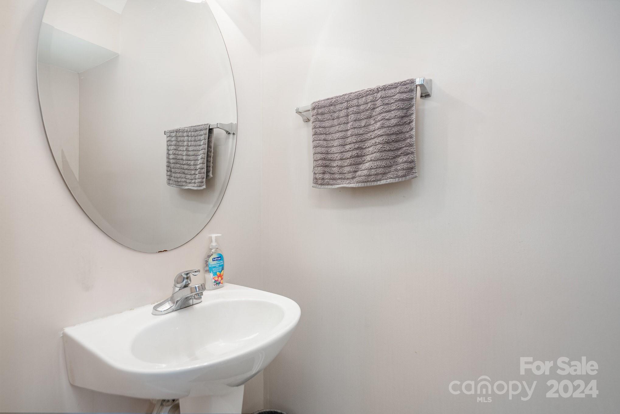 3367 Streamside Drive Davidson, NC 28036 - Photo 17 of 35 a bathroom with a sink and a mirror