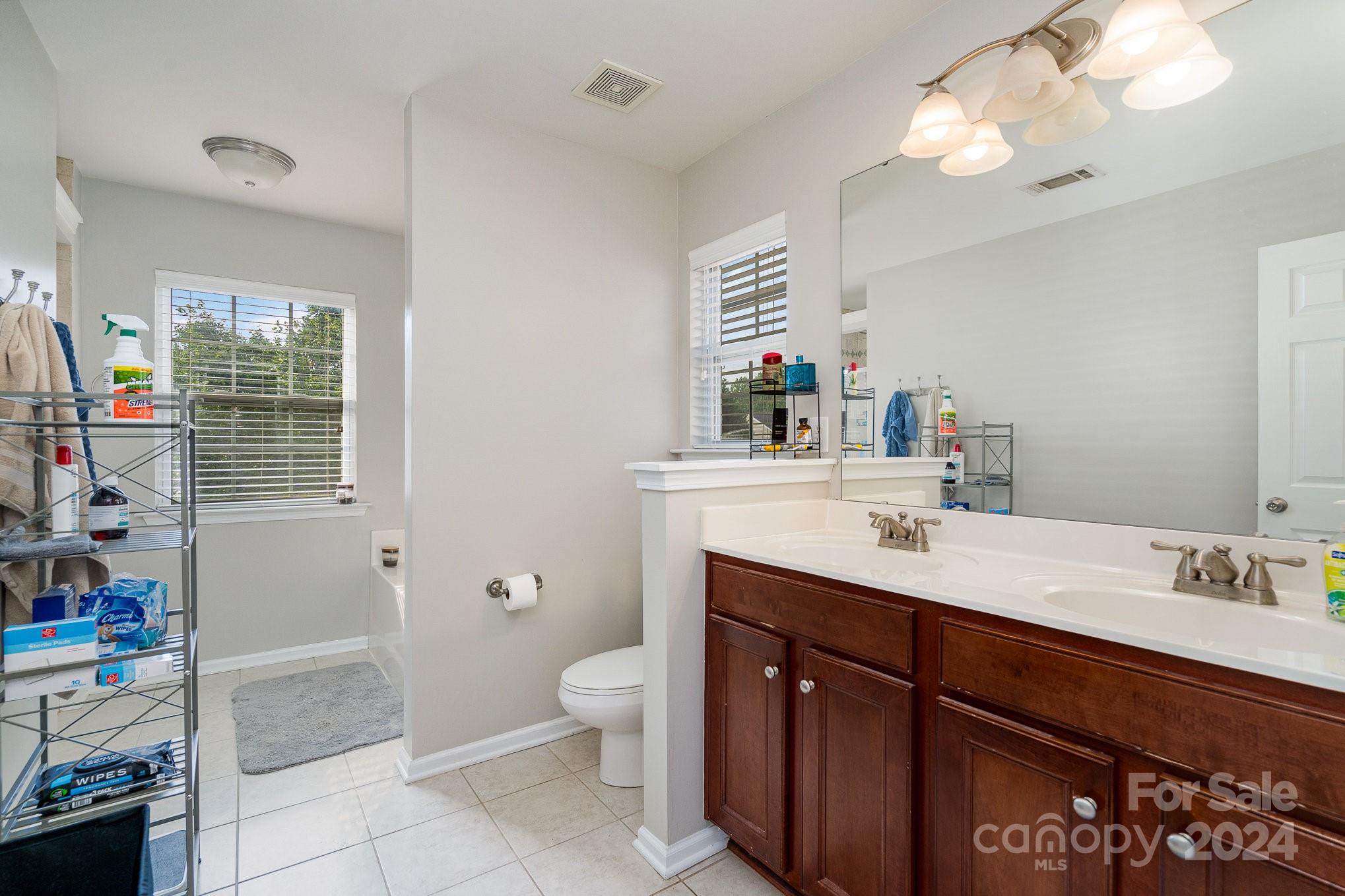 3367 Streamside Drive Davidson, NC 28036 - Photo 28 of 35 a bathroom with a sink a toilet and shower
