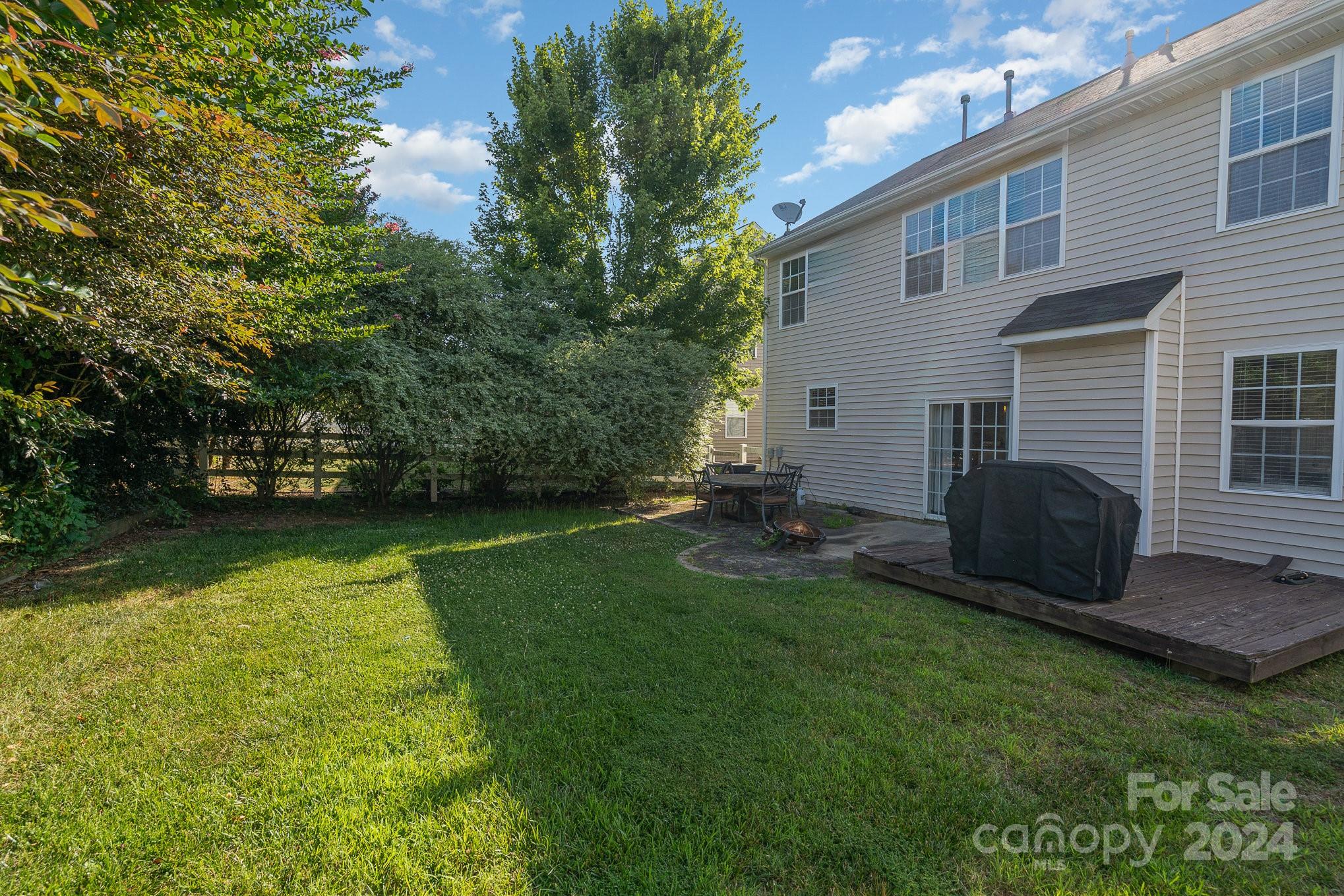 3367 Streamside Drive Davidson, NC 28036 - Photo 32 of 35 a view of backyard with a garden and entertaining space