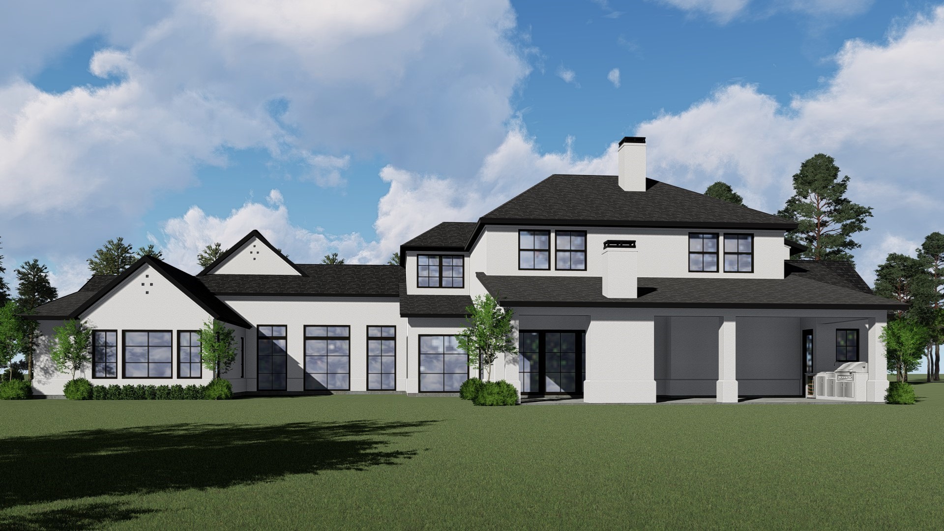 8509 Monarch Ridge Trail Montgomery, TX 77316 - Photo 6 of 10 Featuring a large covered patio for year-round enjoyment.