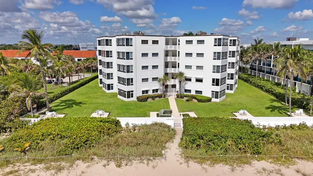 a view of building with garden
